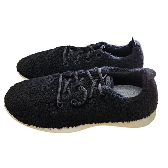 Allbirds Men's Wool Runner‎ Fluff Natural Black Sneakers M11 New - Picture 1 of 6
